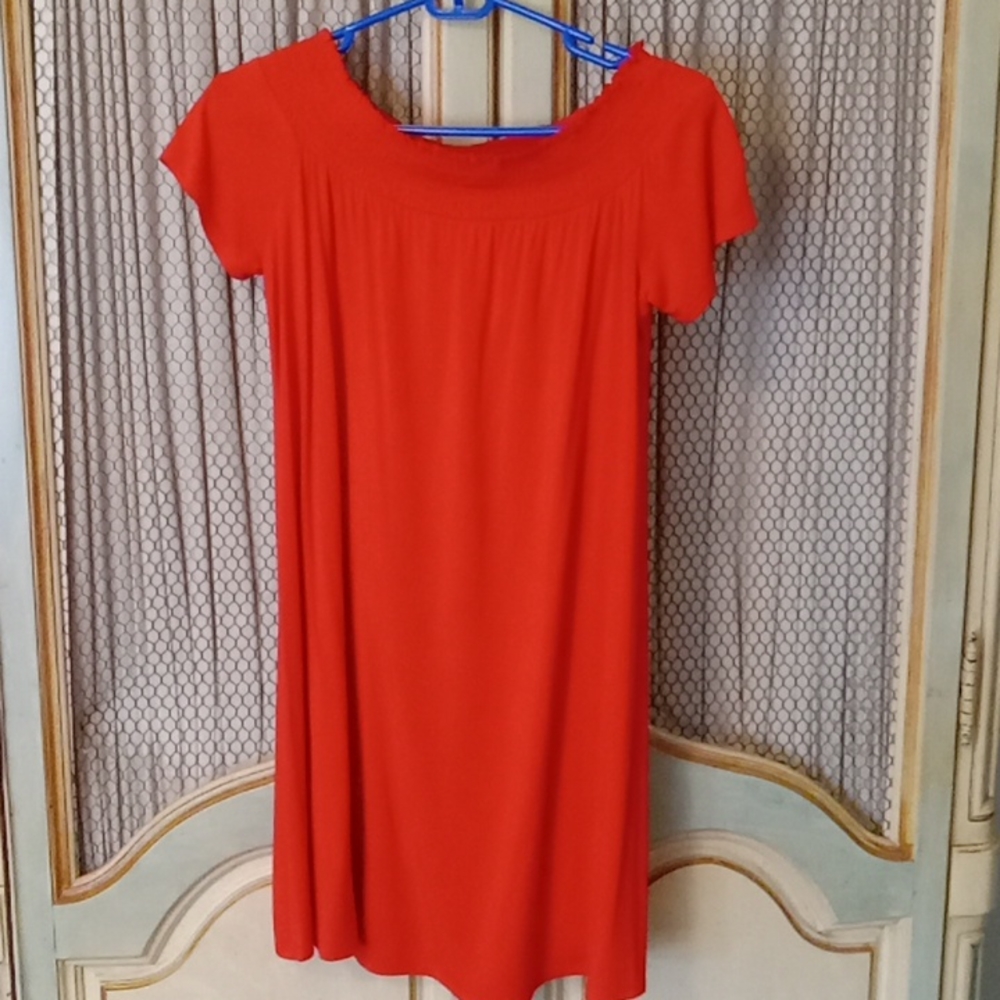 Authentic American Heritage, So Soft You, Size S, Red mini Dress.